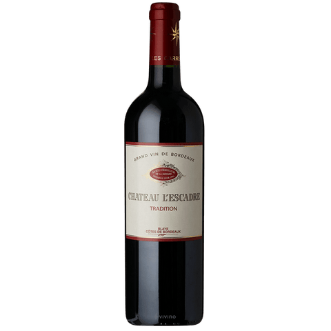 CHATEAU L'ESCADRE Blaye Cotes de Bordeaux 'Tradition' Red 2017 Half Bottle