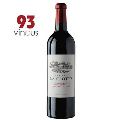 CHATEAU LA CLOTTE Saint-Emilion Grand Cru Classé Red 2015