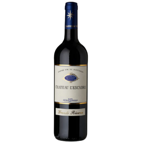 CHATEAU L'ESCADRE Blaye Cotes de Bordeaux 'Grande Reserve' Red 2020