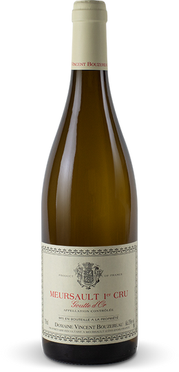 Domaine VINCENT BOUZEREAU Meursault 1er Cru 'Goutte d'Or' 2020