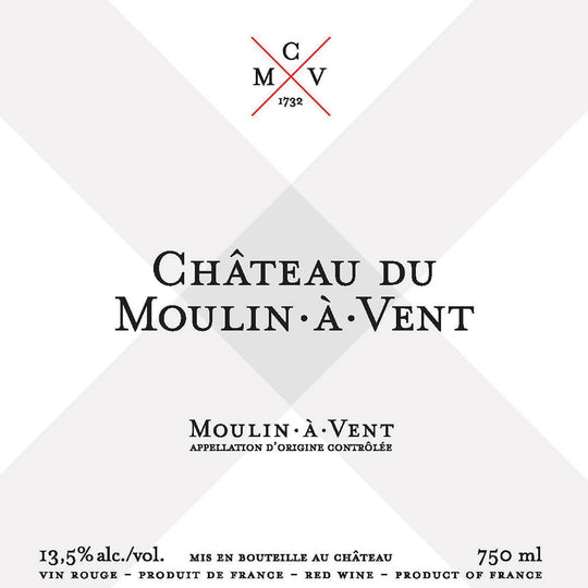 Chateau DU MOULIN A VENT Moulin-a-Vent 2019
