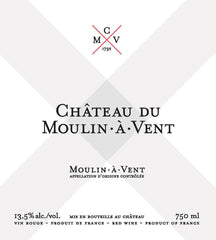 Chateau DU MOULIN A VENT Moulin-a-Vent 2019