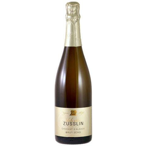 DOMAINE VALENTIN ZUSSLIN Cremant d'Alsace Brut Nature Zero Dosage